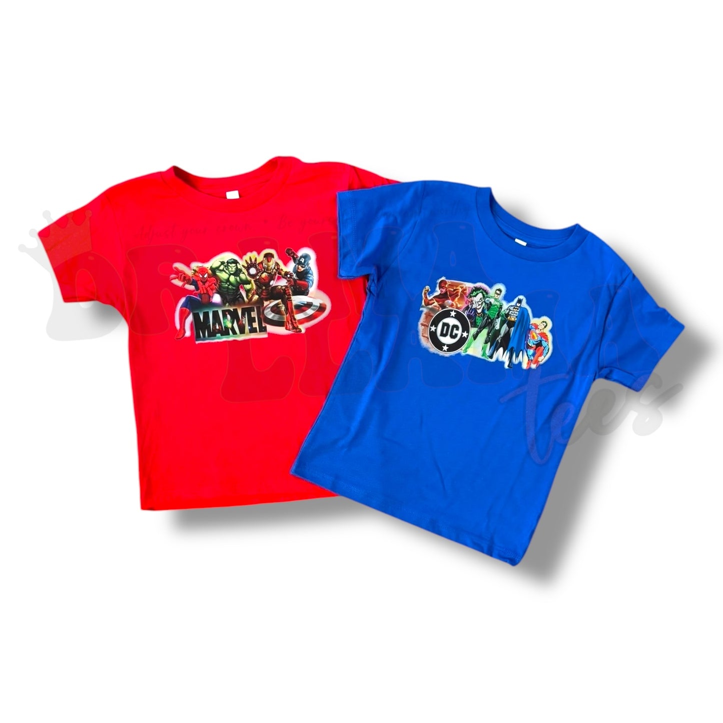 Hero Tees: Pre-Order (Put D…C…or M in Notes!) DLTPO