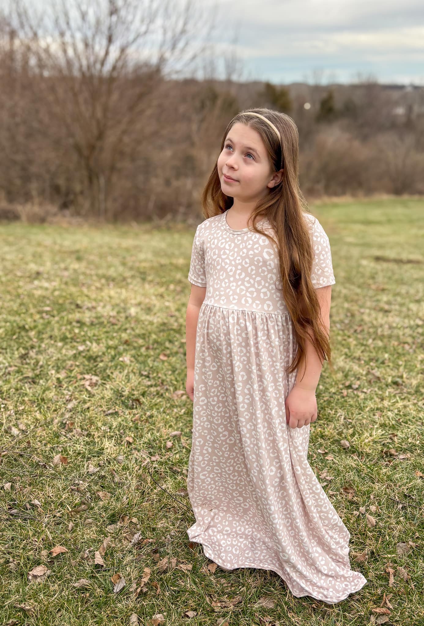 Adult M (fits like Large) Boho Animal Print Maxi Dress (fits 1 full size big!) TDB Exclusive *CLOSEOUT SALE*