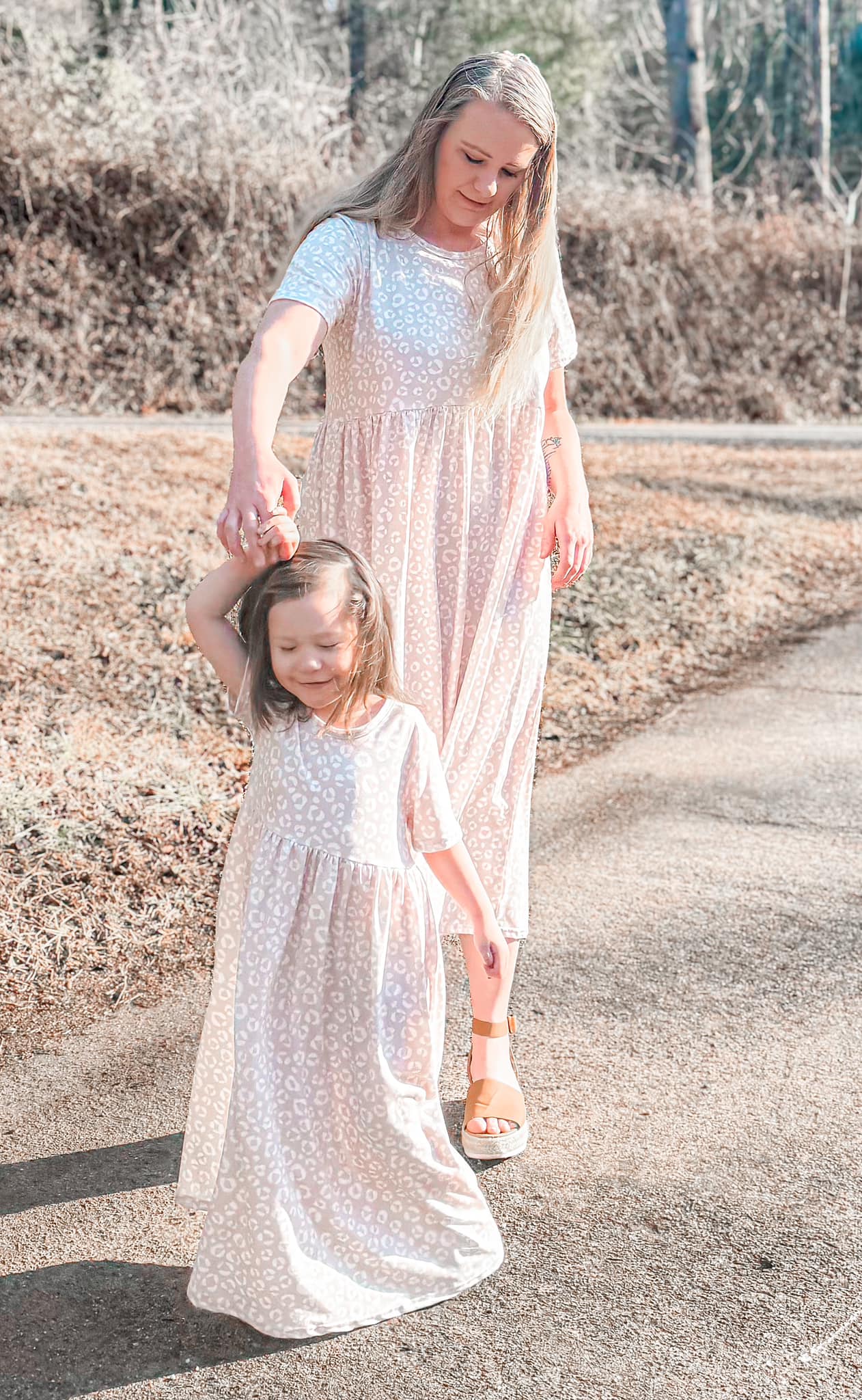 Adult M (fits like Large) Boho Animal Print Maxi Dress (fits 1 full size big!) TDB Exclusive *CLOSEOUT SALE*