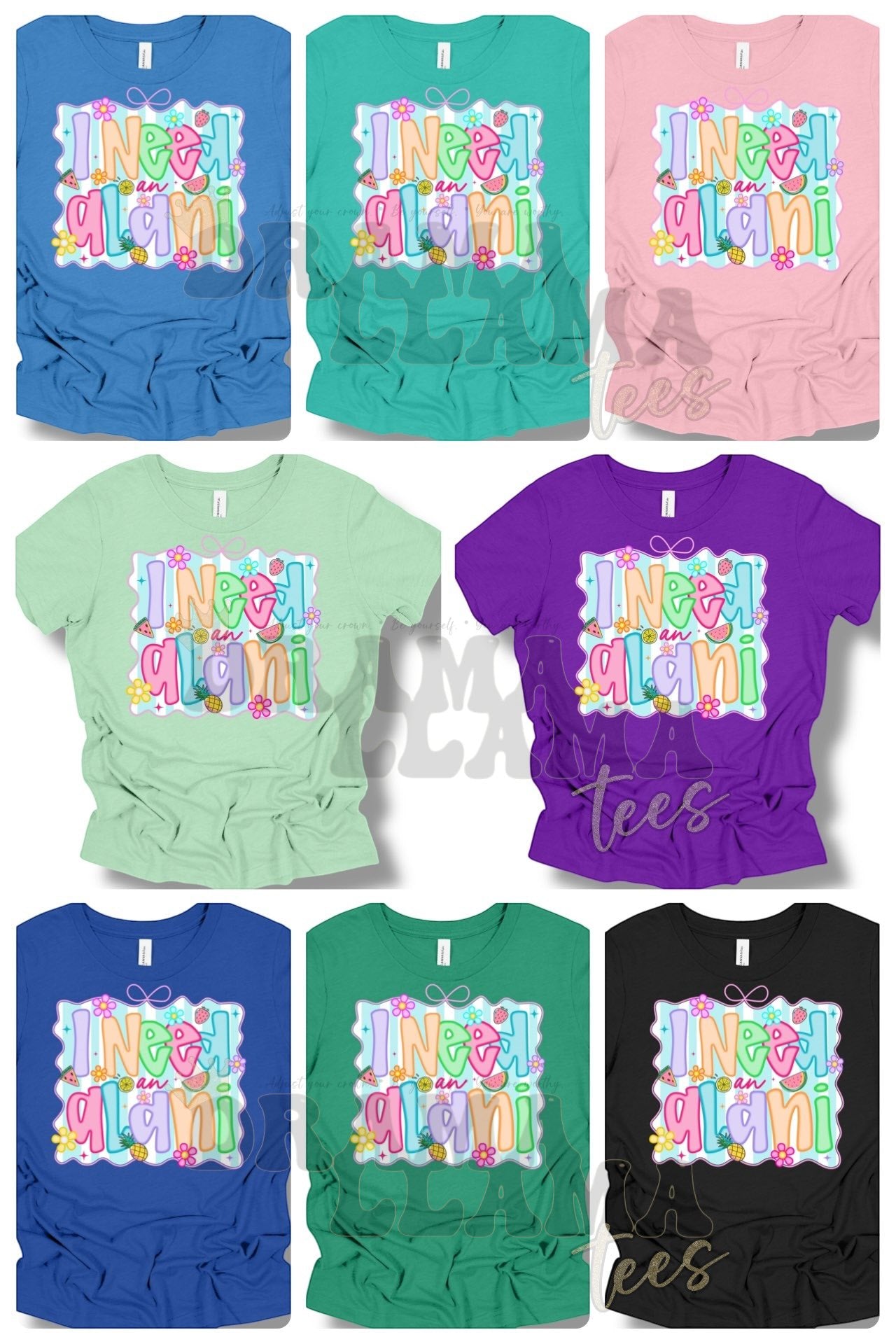 I Need Alani Fruity Floral and Stripes *Pre-Order: 2-3 week TAT* DLTPO