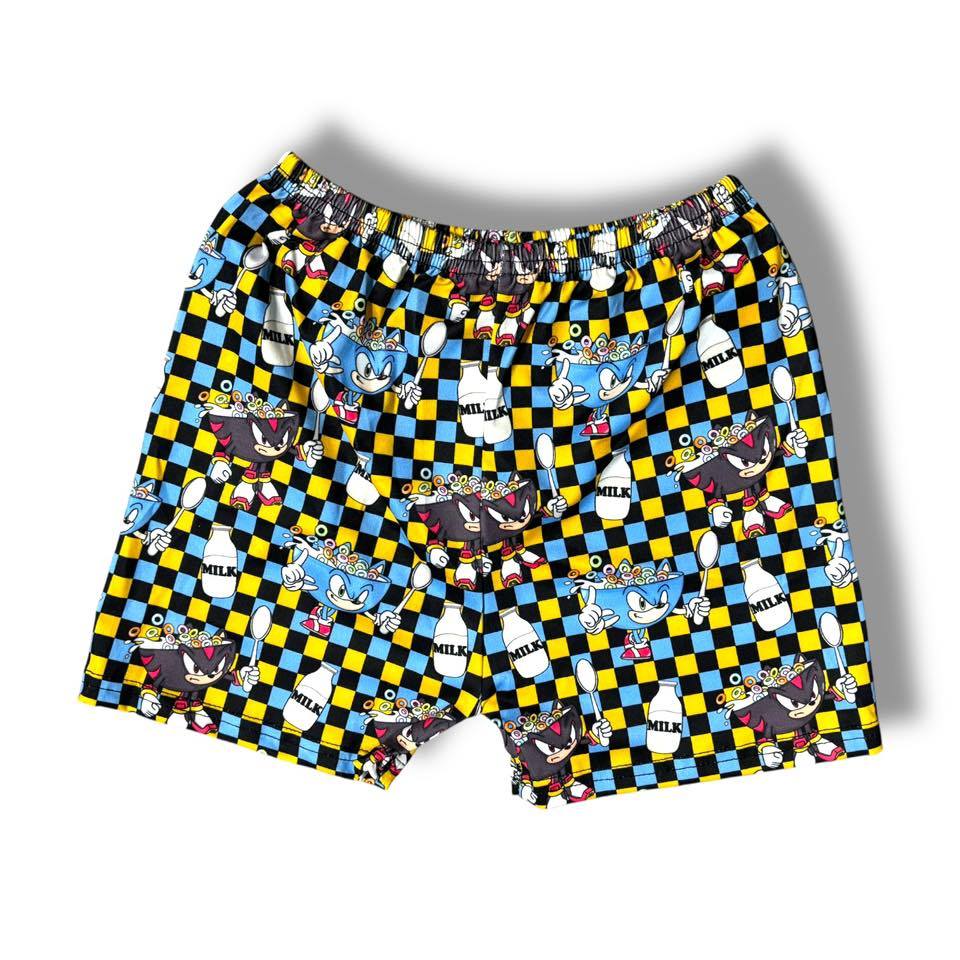 5-6 Blue Blur and Shadow Cereal Shorts: TDB Exclusive *CLOSEOUT SALE*