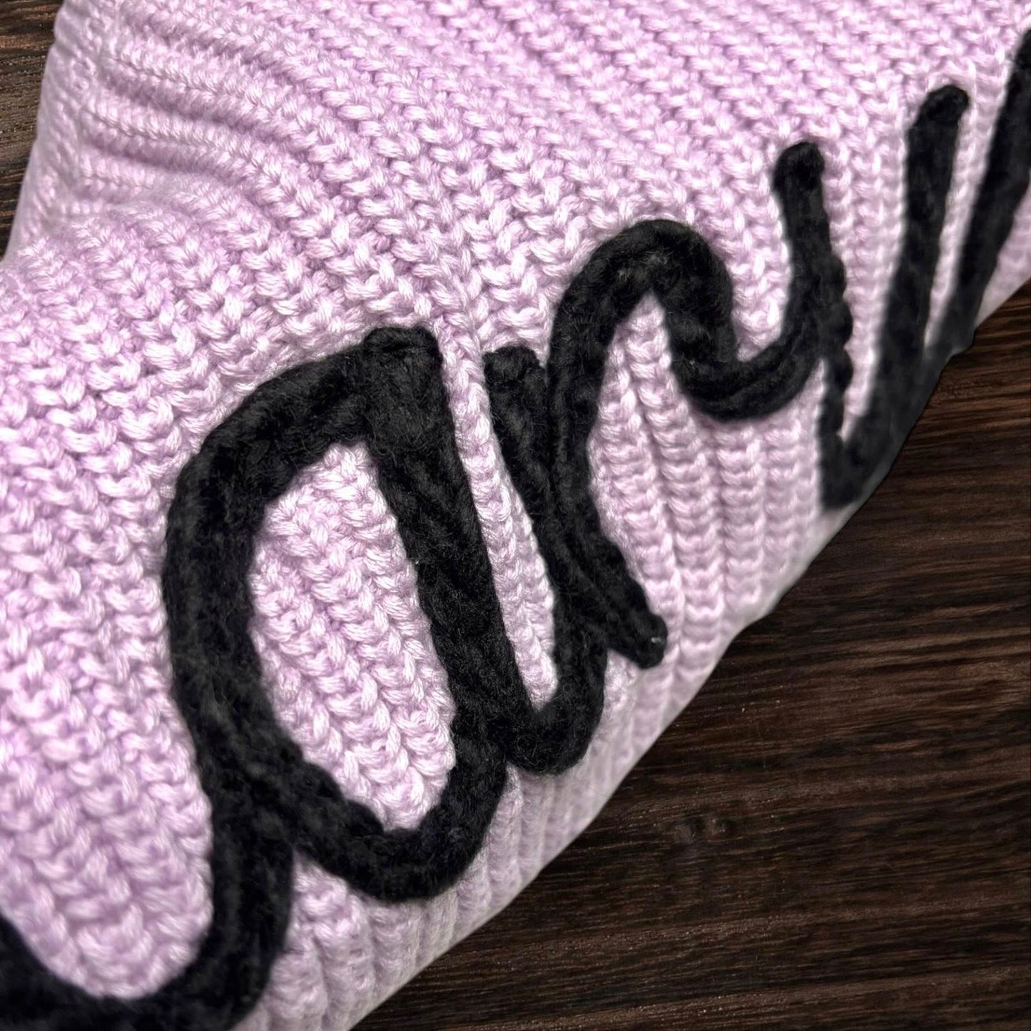 Oversized Hand Embroidered Thick Knit Sweaters