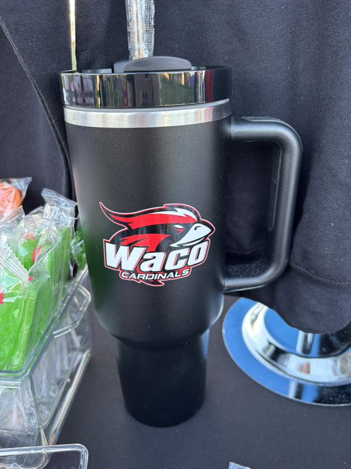 (4) Waco Cardinals Tumbler 40 OZ: Ready to Ship *SALE*