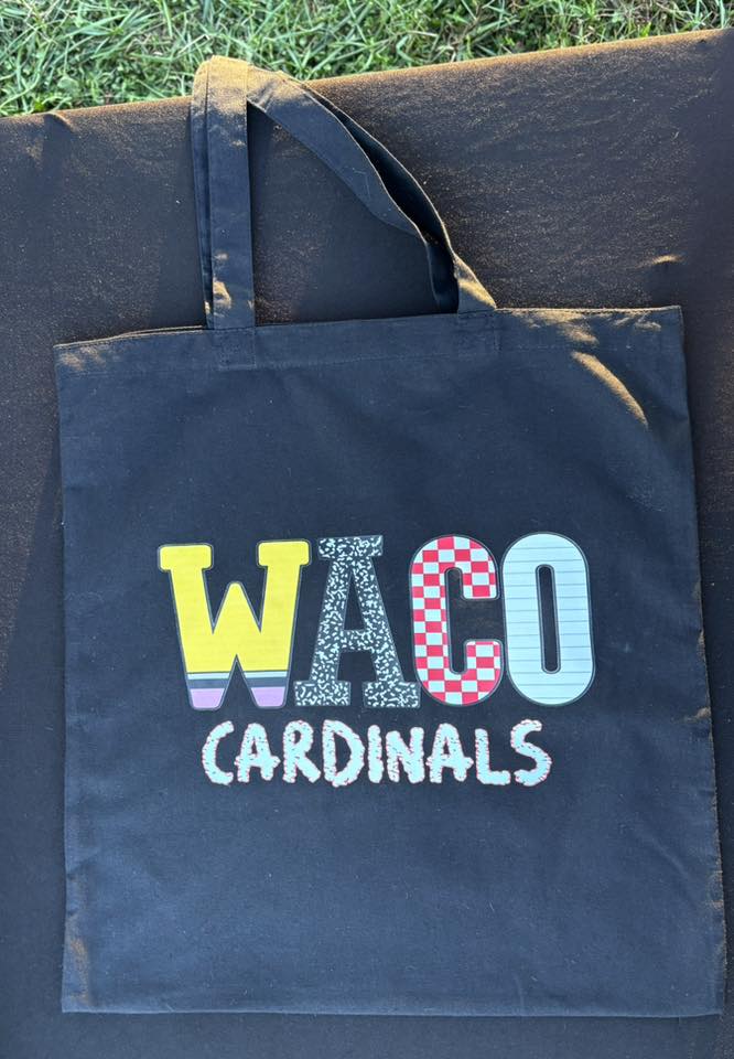 Waco Cardinals 15x16" Canvas Tote: Ready to Ship *SALE*