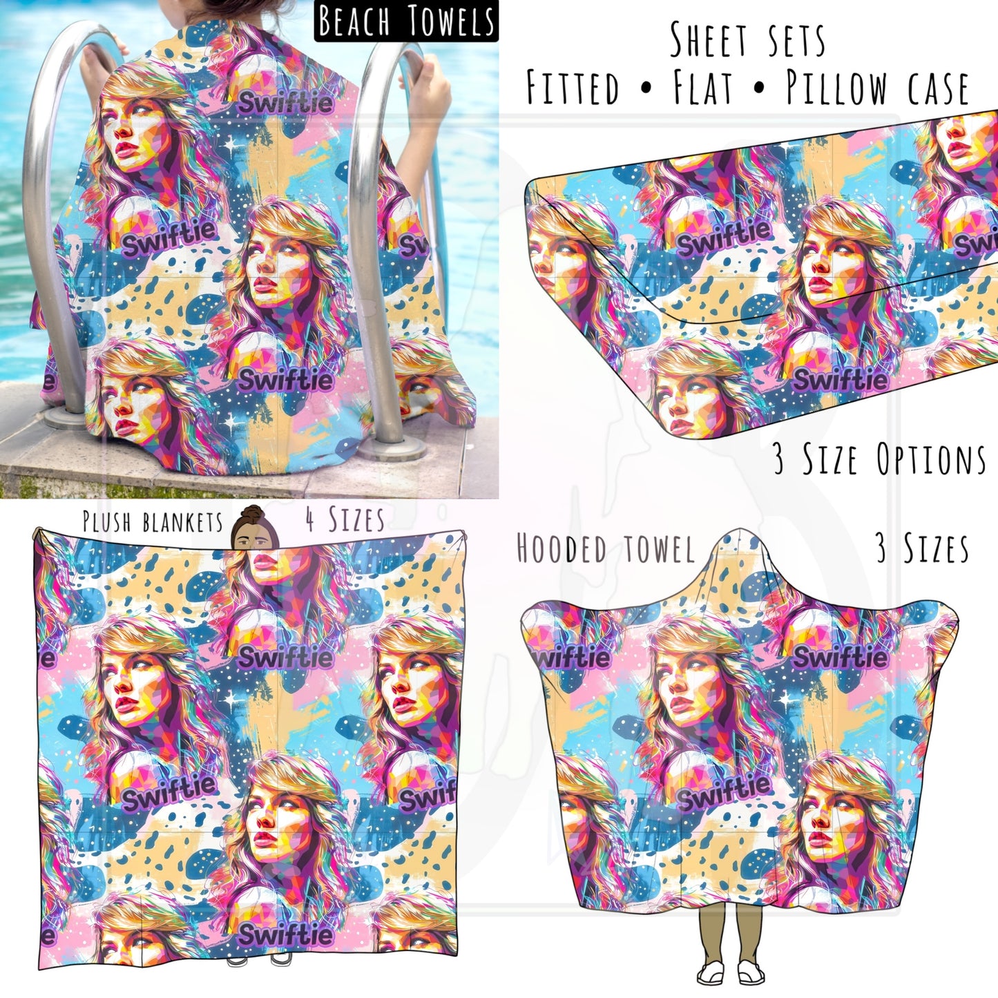 Singer Personalized Items ~ Sheets, Pillowcases, Blankets, Towels ~