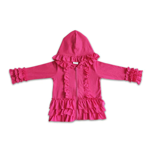 ᴡᴇᴇᴋʟʏ ᴘʀᴇ ᴏʀᴅᴇʀ Ruffle Jackets (Red, Hot Pink, Light Pink, Burgundy)