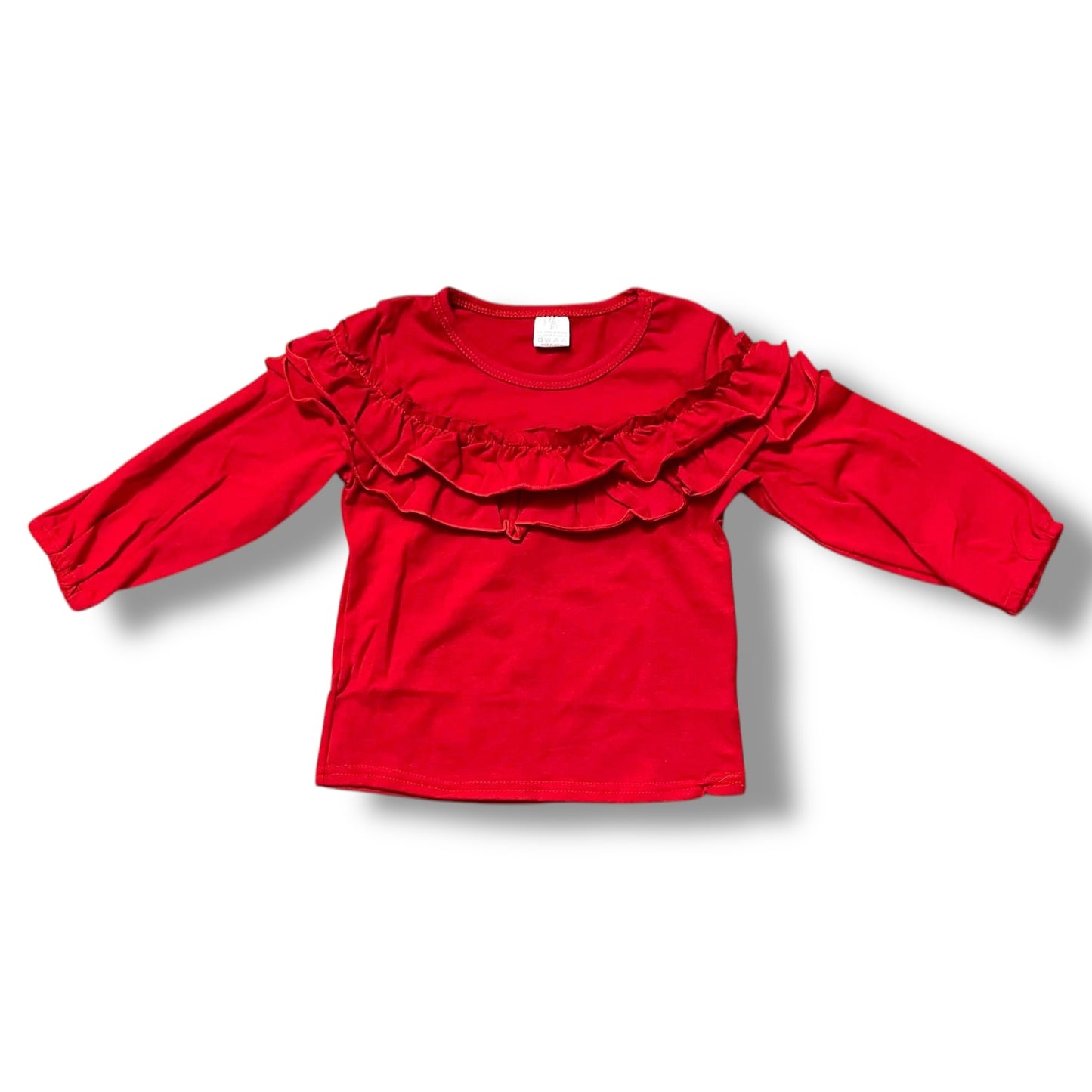 2T Ruffle Top (Red) *CLOSEOUT SALE*