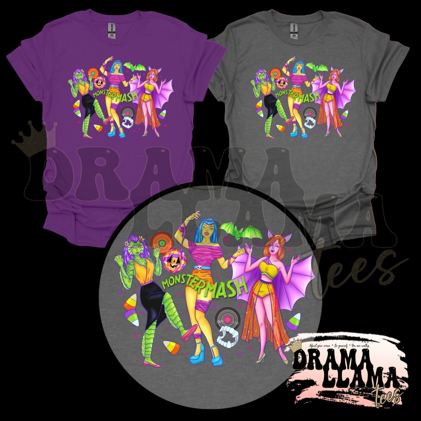 Monster Mash Girls Tee *multiple color options available*: DLTPO