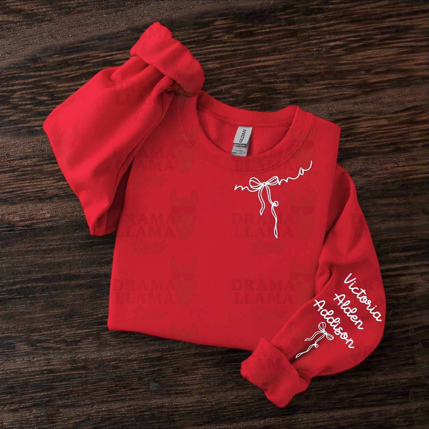 Any Title with Kid(s) Names Coquette Sweatshirts