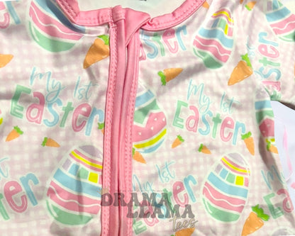 0-3 to 12-18 My First Easter Zippie: BLUE! Exclusives! CLOSEOUT SALE