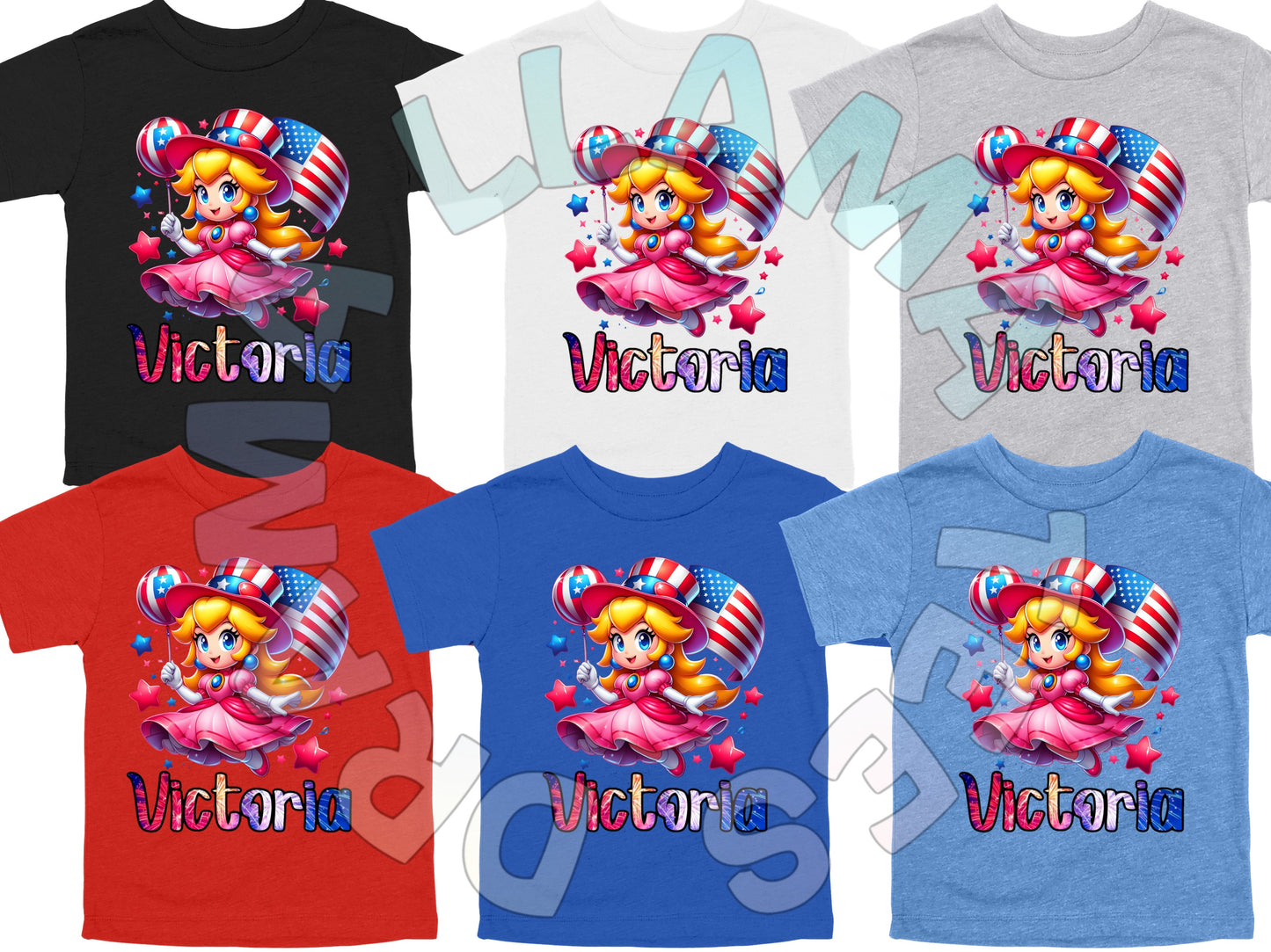 Fourth of July Character Tees (Adult Sizes) *multiple color and pattern options*