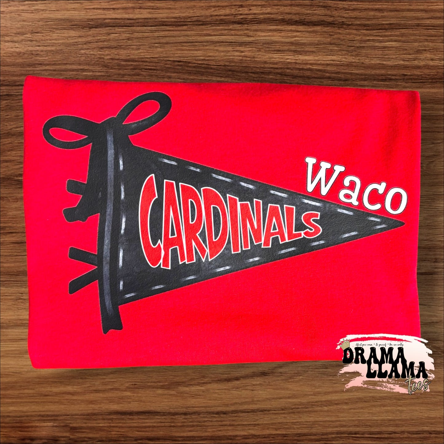 Pennant WITH BOW Spirit GILDAN SOFTSTYLE Tees | Put team name/info in note box!!
