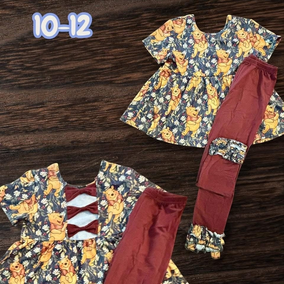10-12 Fall Hunny Bear Bow Back Exclusive Set *CLOSEOUT*