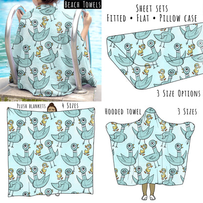 Pigeon Personalized Items ~ Sheets, Pillowcases, Blankets, Towels ~
