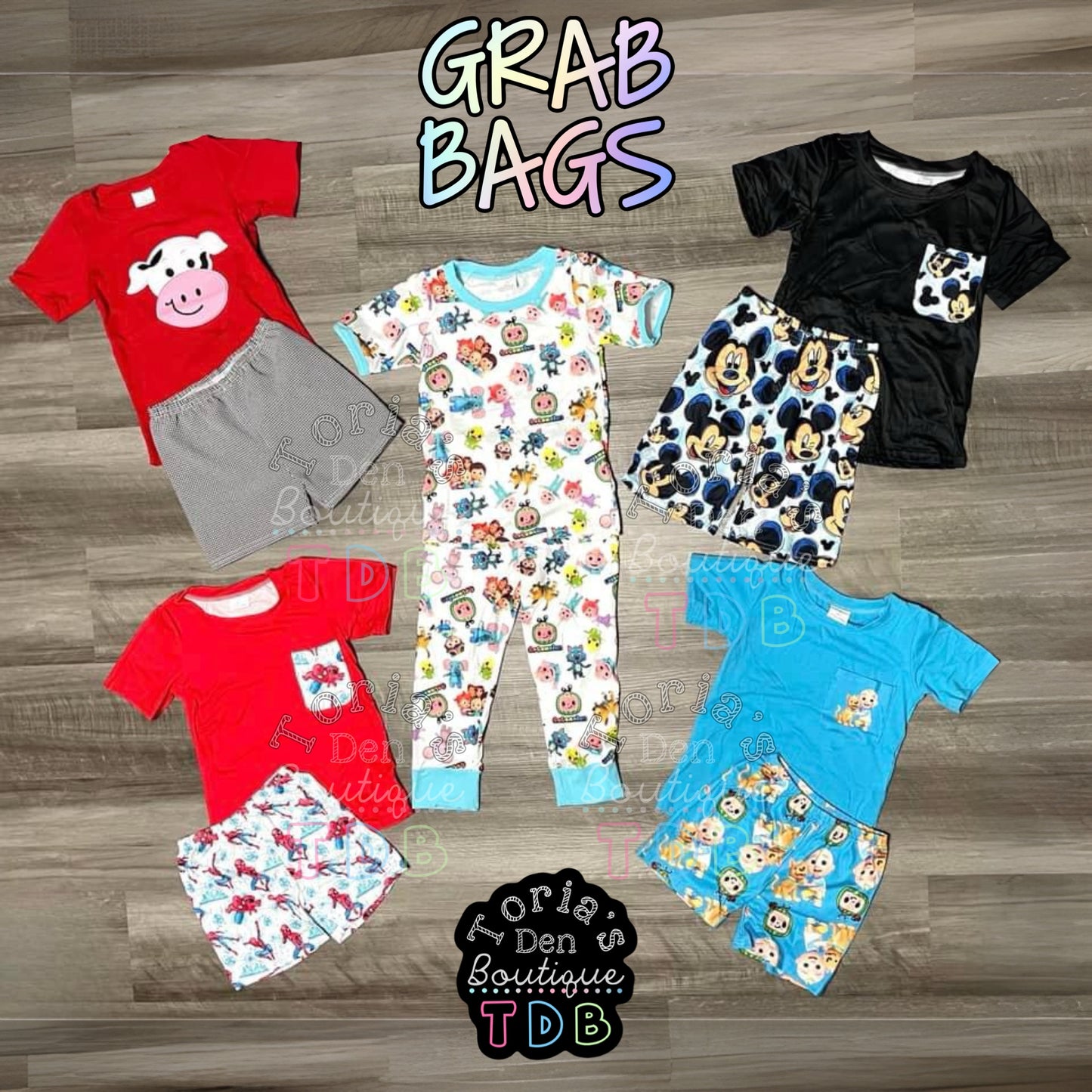 Grab Bags! (You pick season or mix and match!) 3-4 week TAT! (Free Shipping!)