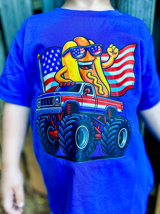 Hot Dog Monster Truck Freedom *Kids and Adults*
