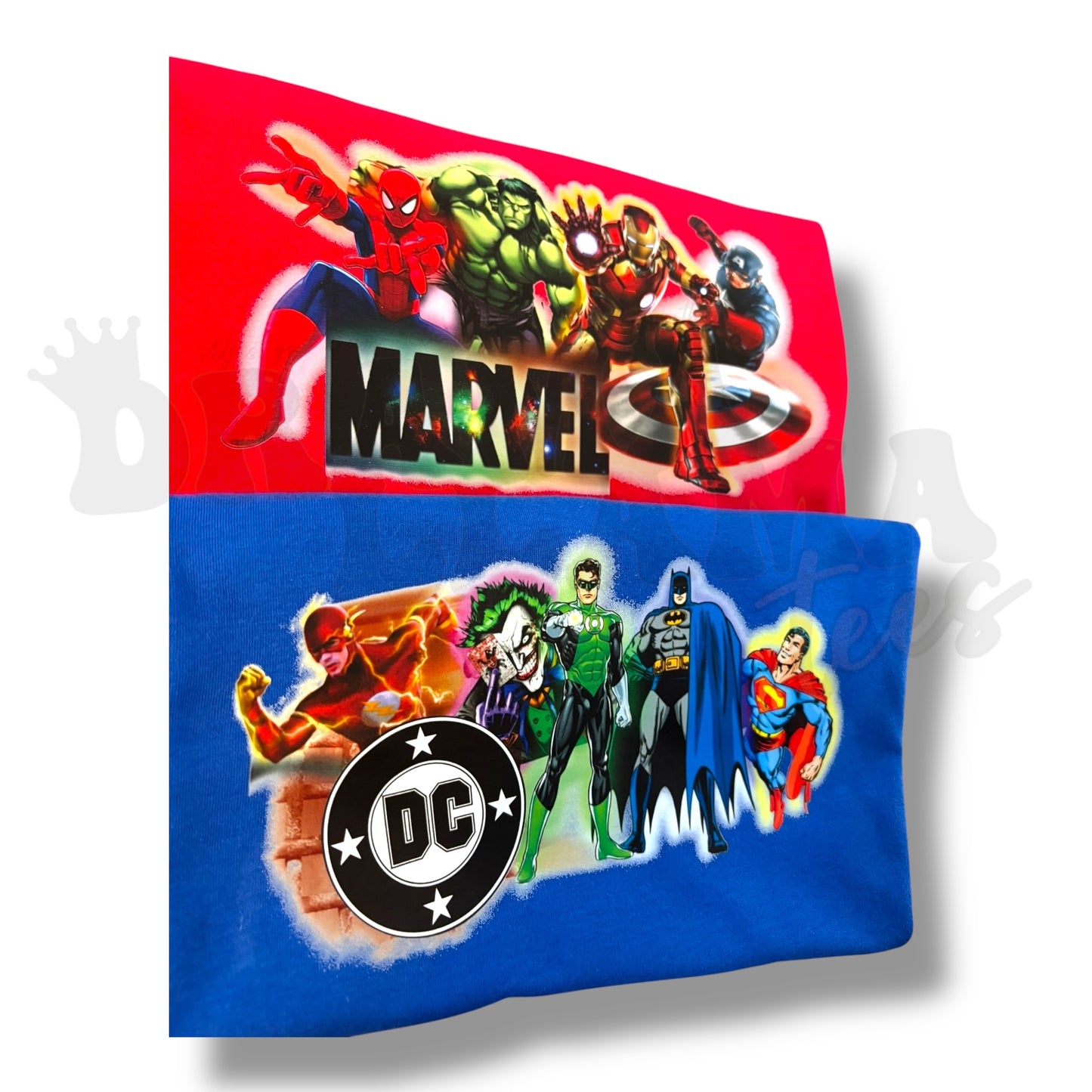 Hero Tees: Pre-Order (Put D…C…or M in Notes!) DLTPO