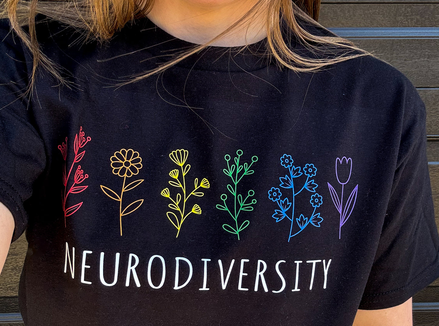 Neurodiversity Flowers Tees: DLTPO