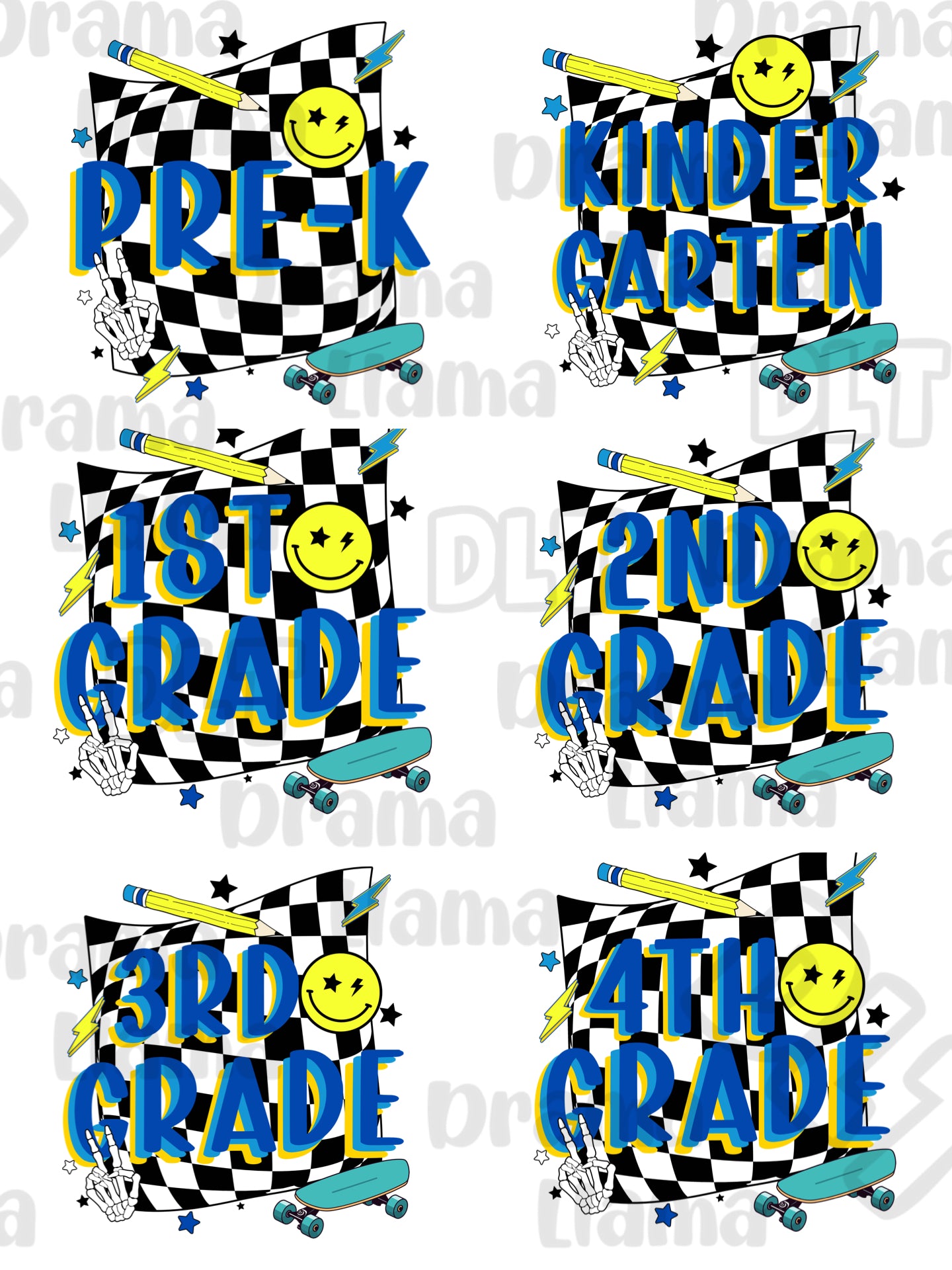 Checks & Smiley Grades GILDAN SOFTSTYLE Youth Tees | Put GRADE in note box! Pre-K to 4th