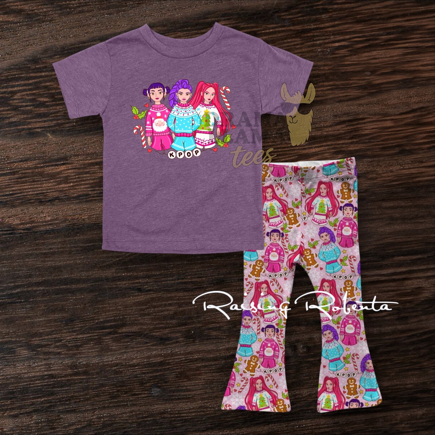 K💥 Christmas Collab Tees/Sweatshirt (Multiple Color Options!): DLTPO