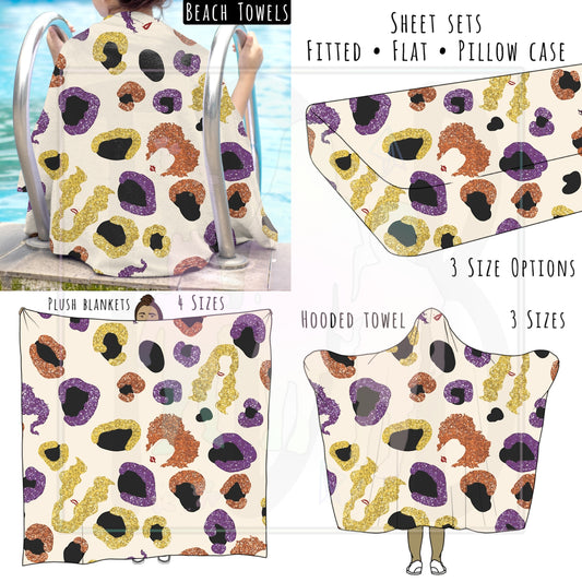 Glittery Sisters Personalized Items ~ Sheets, Pillowcases, Blankets, Towels ~
