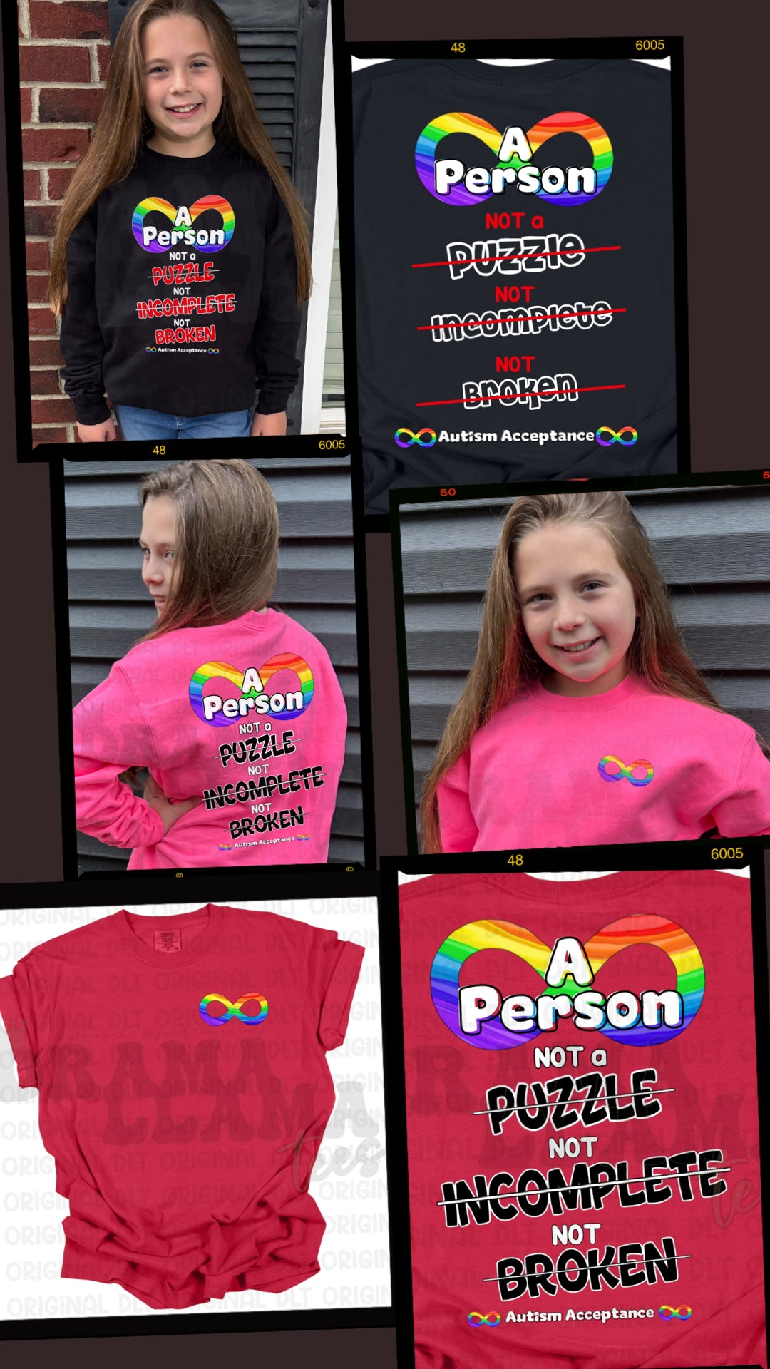A Person NOT a PUZZLE Short Sleeves --Double-Sided--: Drama Llama Exclusive Design