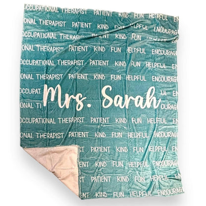 Title with Kids/Grandkids Names Blankets