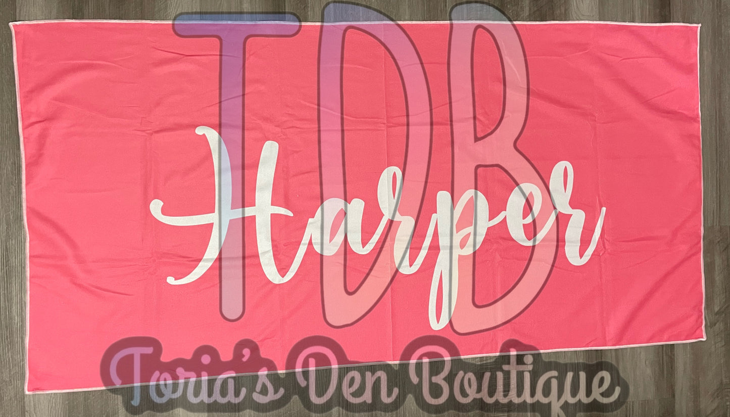 Customized Beach|Bath Towels (No Hood)- Boys Boys Boys