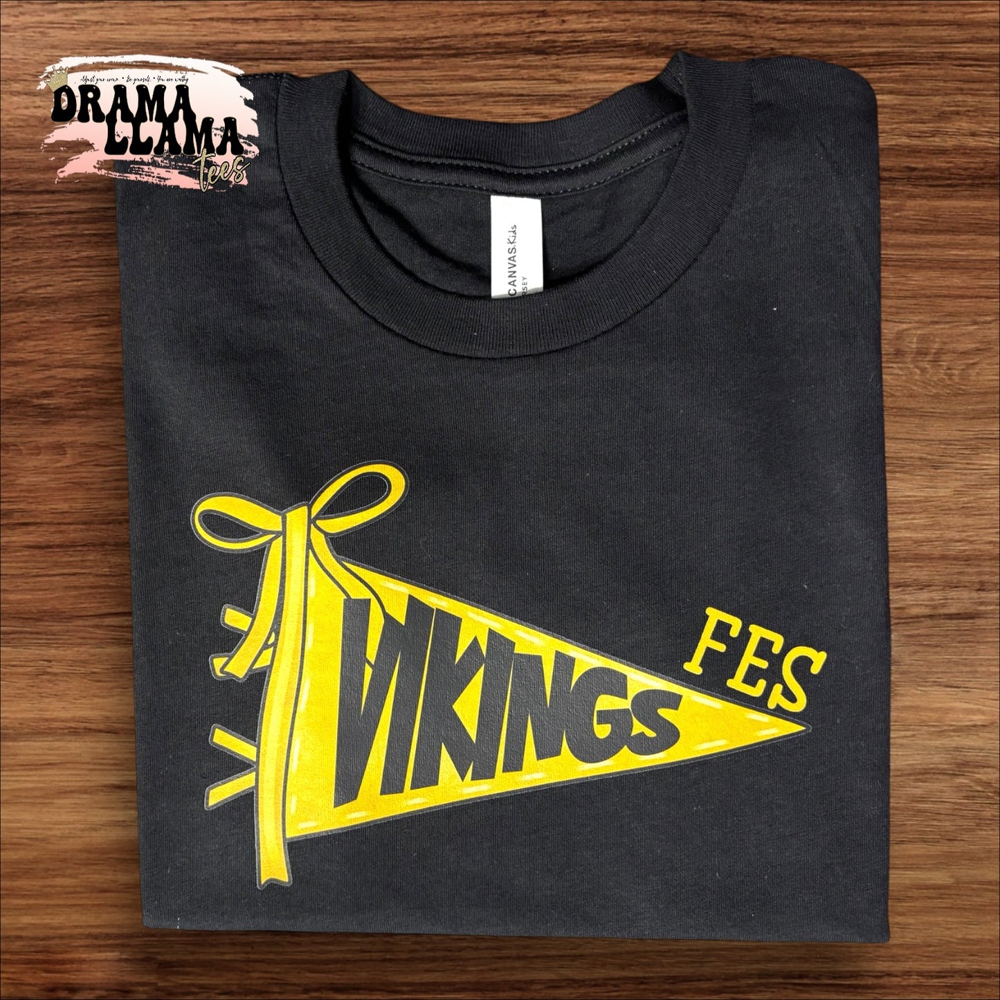 Pennant WITH BOW Spirit GILDAN SOFTSTYLE Tees | Put team name/info in note box!!