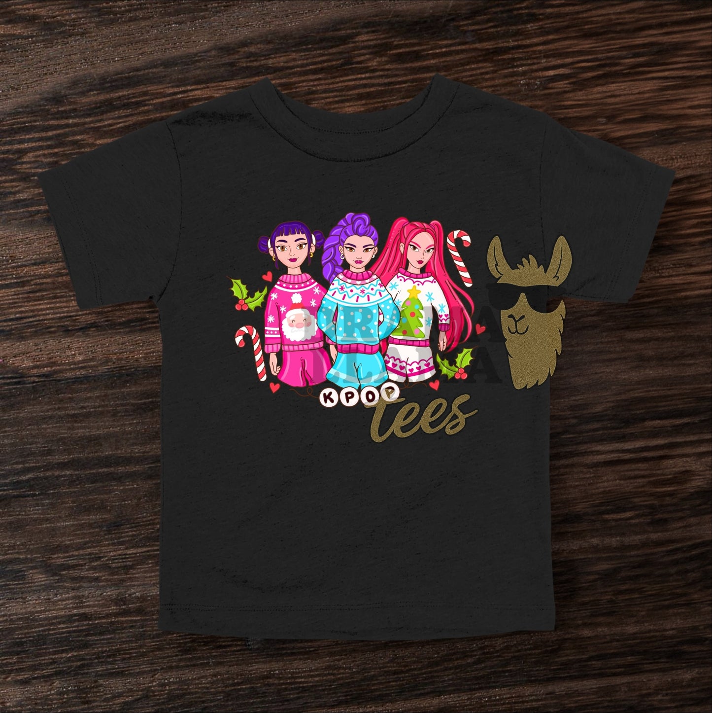 K💥 Christmas Collab Tees/Sweatshirt (Multiple Color Options!): DLTPO