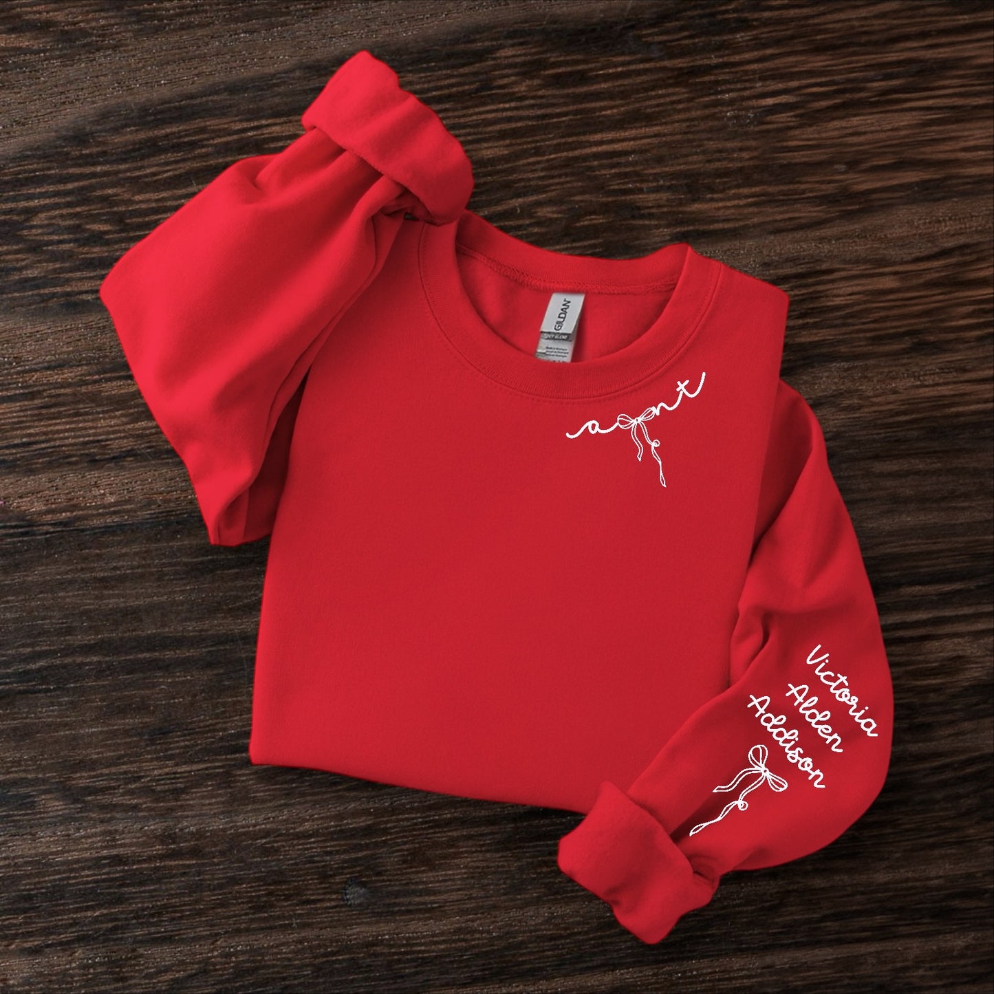 Any Title with Kid(s) Names Coquette Sweatshirts