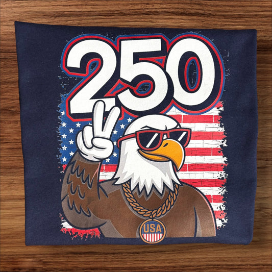 250 Eagle | RWB Tee Release 2026 | Free Shipping | Put Shirt Size in Note Box