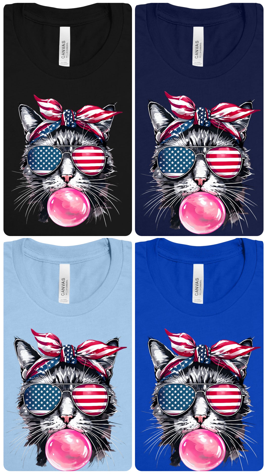 A-MEOW-ica! | RWB Tee Release 2026 | Free Shipping | Put Shirt Size in Note Box
