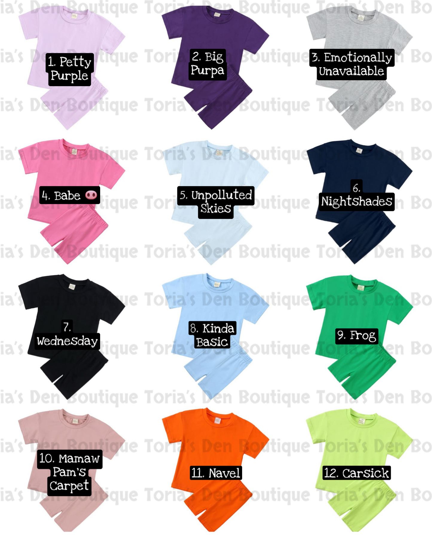 Customized Summer Sets Pre-Order 2026!