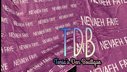 Name Blankets: Purple