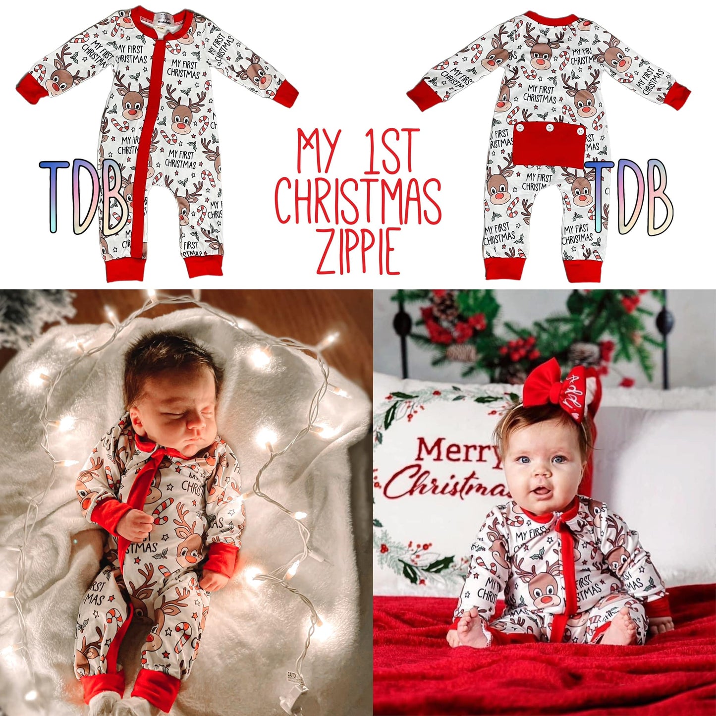 Basic Christmas Eve Box (30x40" Blanket/Personalized Gingerbread Plush/Pajamas)