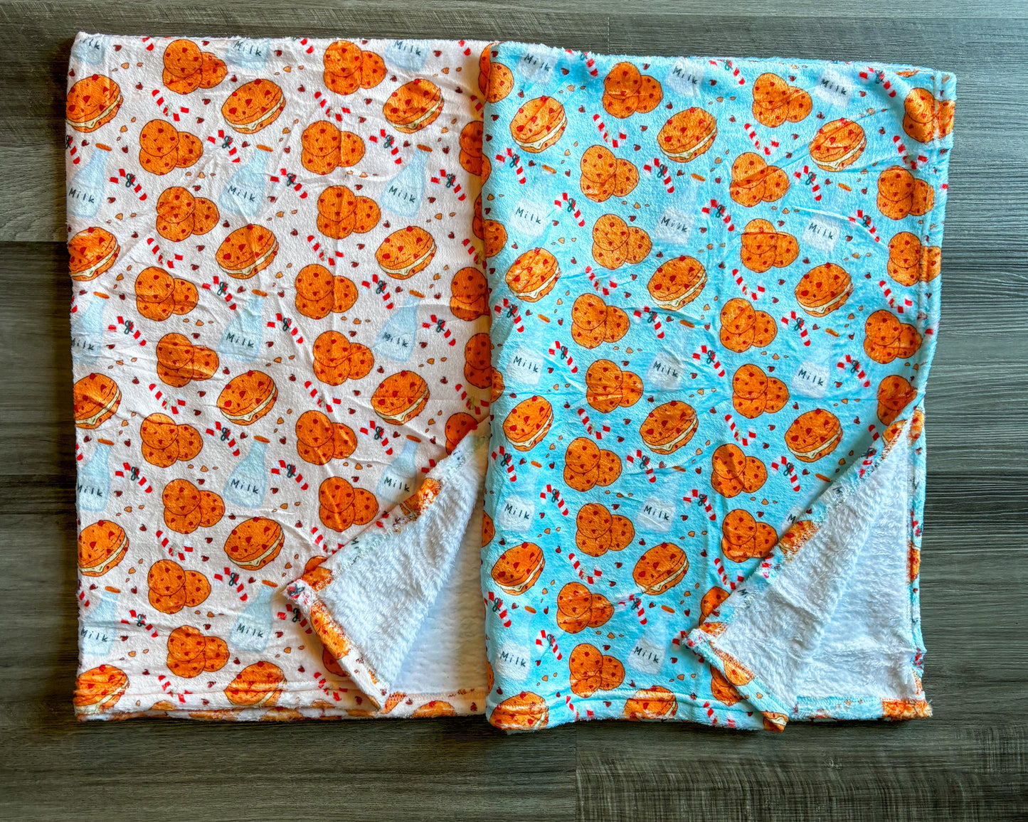 Pink Cookies and Milk 2024- Personalized Items ~ Sheets, Pillowcases, Blankets, Towels ~