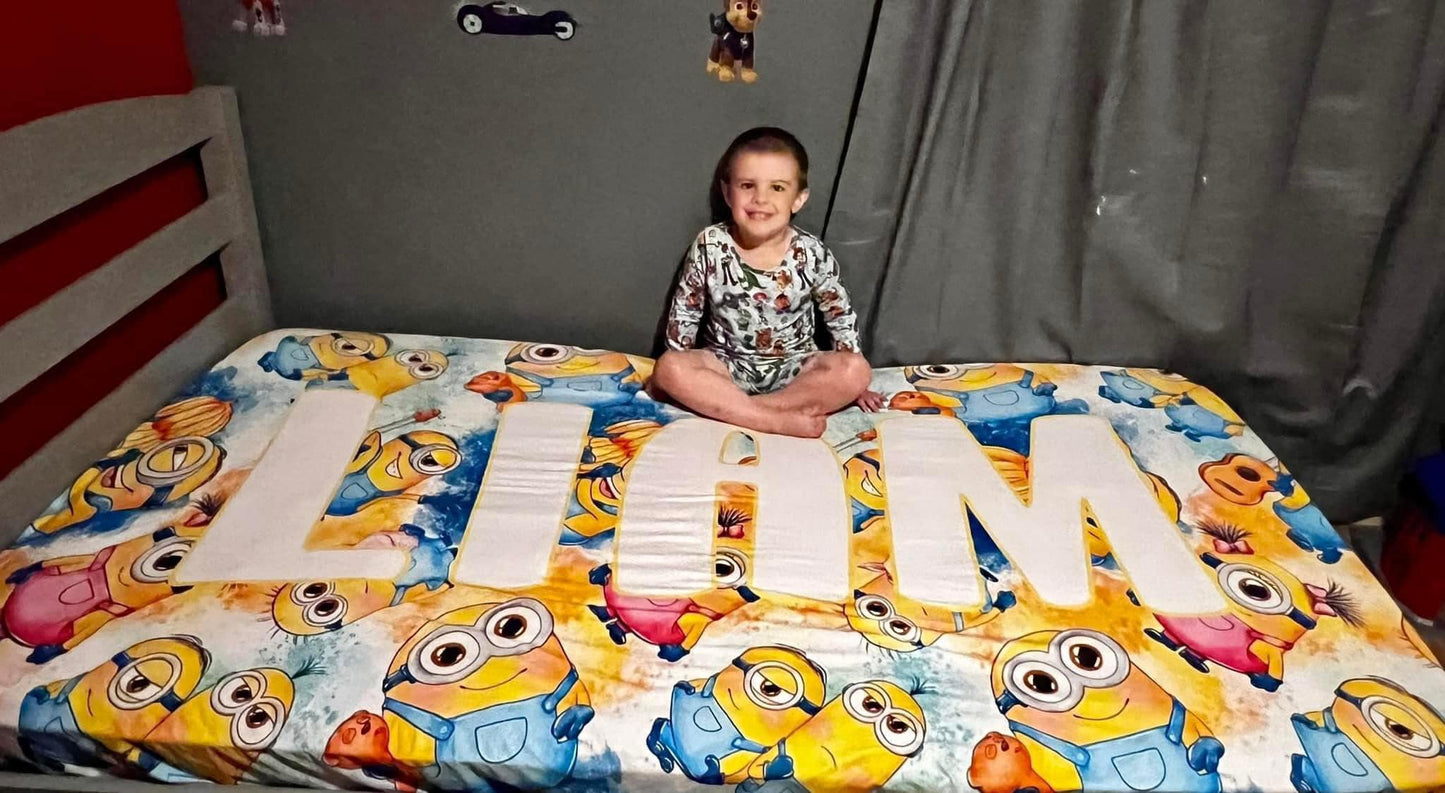 Customized Fitted Sheets- Boys Boys Boys