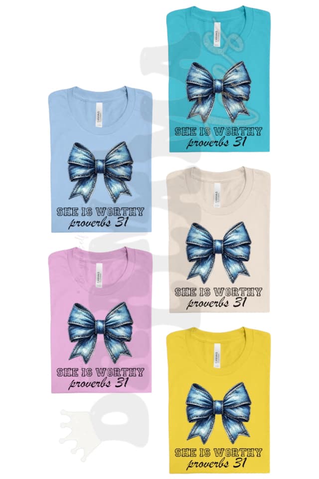 She is Worthy: *Multiple Color Options* DLTPO
