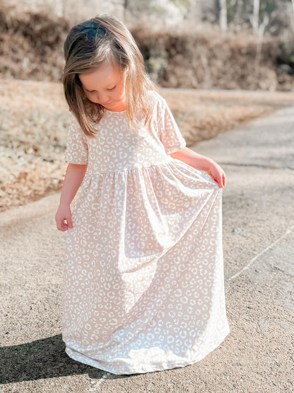 Adult M (fits like Large) Boho Animal Print Maxi Dress (fits 1 full size big!) TDB Exclusive *CLOSEOUT SALE*