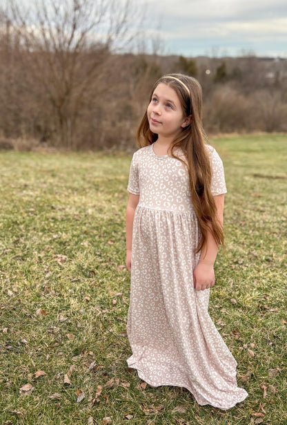 Adult M (fits like Large) Boho Animal Print Maxi Dress (fits 1 full size big!) TDB Exclusive *CLOSEOUT SALE*