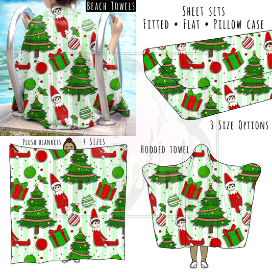 Shelf Elf 4.0 Personalized Items ~ Sheets, Pillowcases, Blankets, Towels ~