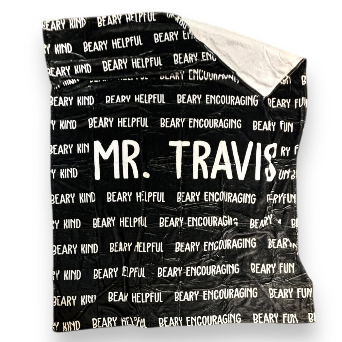 Personalized Items ~ Big Word/Small Words Blankets ~