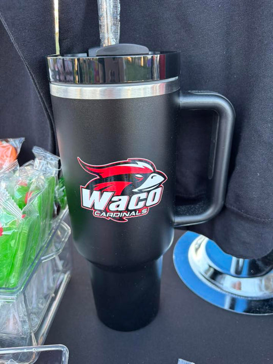 (4) Waco Cardinals Tumbler 40 OZ: Ready to Ship *SALE*