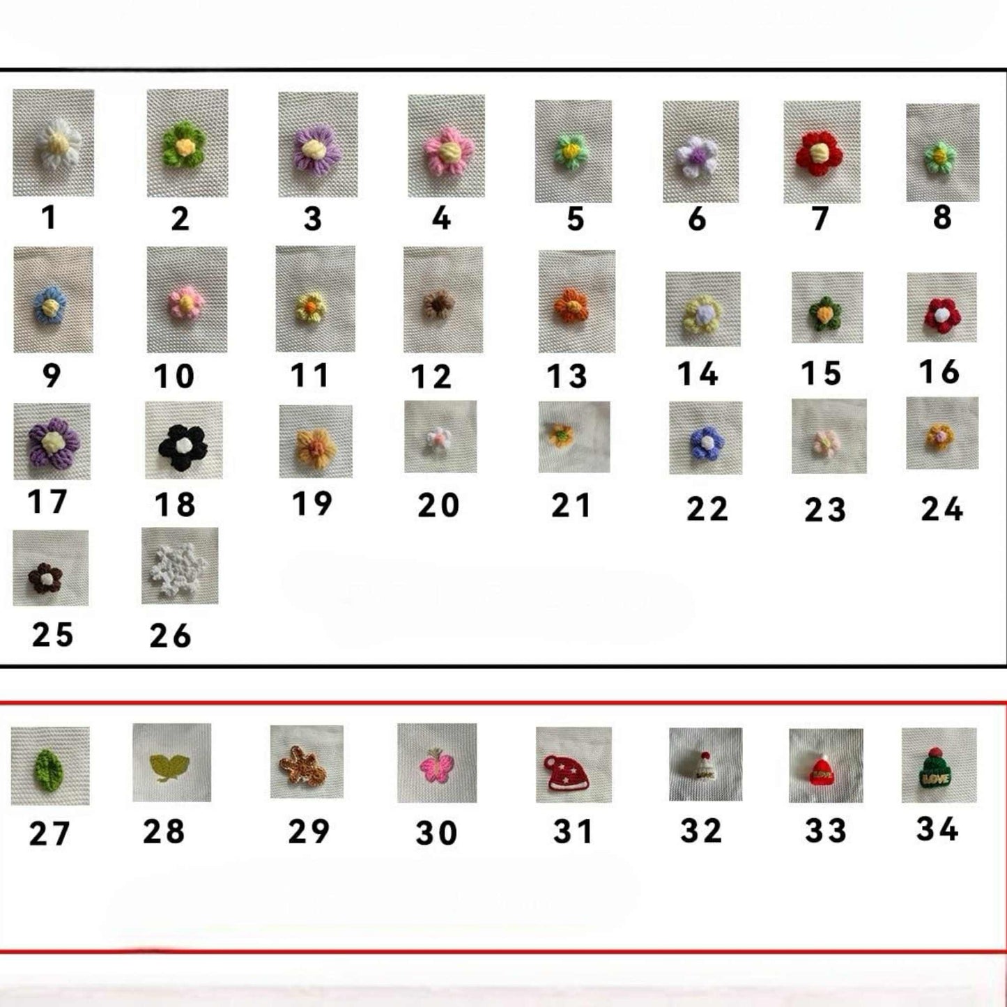 0-3 to size 7 Oversized Hand Embroidered Thick Knit Sweaters Pre-Orders