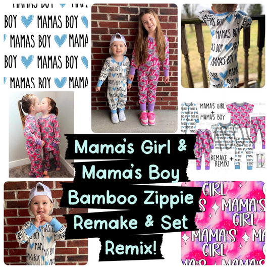 Throwback 3: Mama's Girl + Mama's Boy BAMBOO Lounge Sets & Zippies: Zippies REMAKE, Sets REMIXX! Pre-Order | Shipping is FREE at checkout!