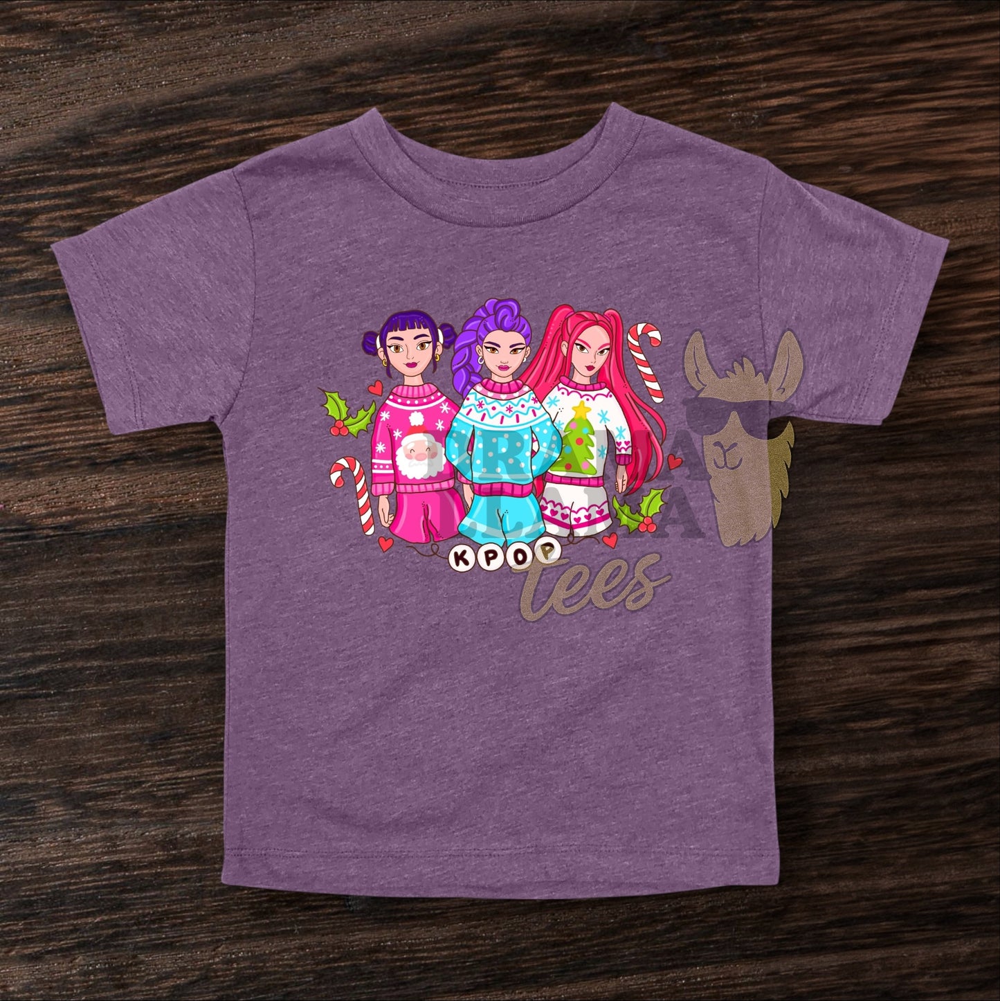 K💥 Christmas Collab Tees/Sweatshirt (Multiple Color Options!): DLTPO