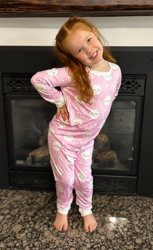 2T (2), 3T (2), 4T (2), 8-9 Pink Bunny Lounge  *Ready to Ship!*