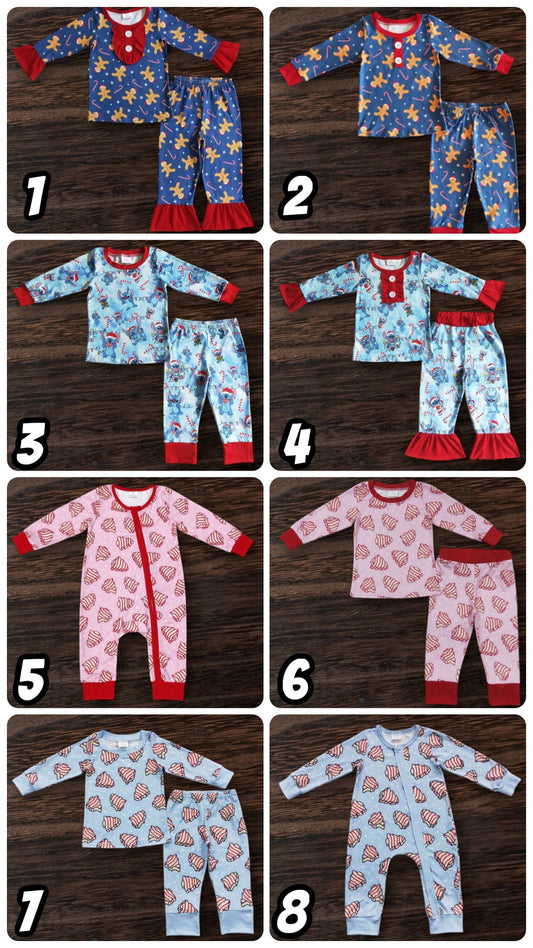 Non-Exclusive Christmas Pajamas Pre-Order (66 Options)