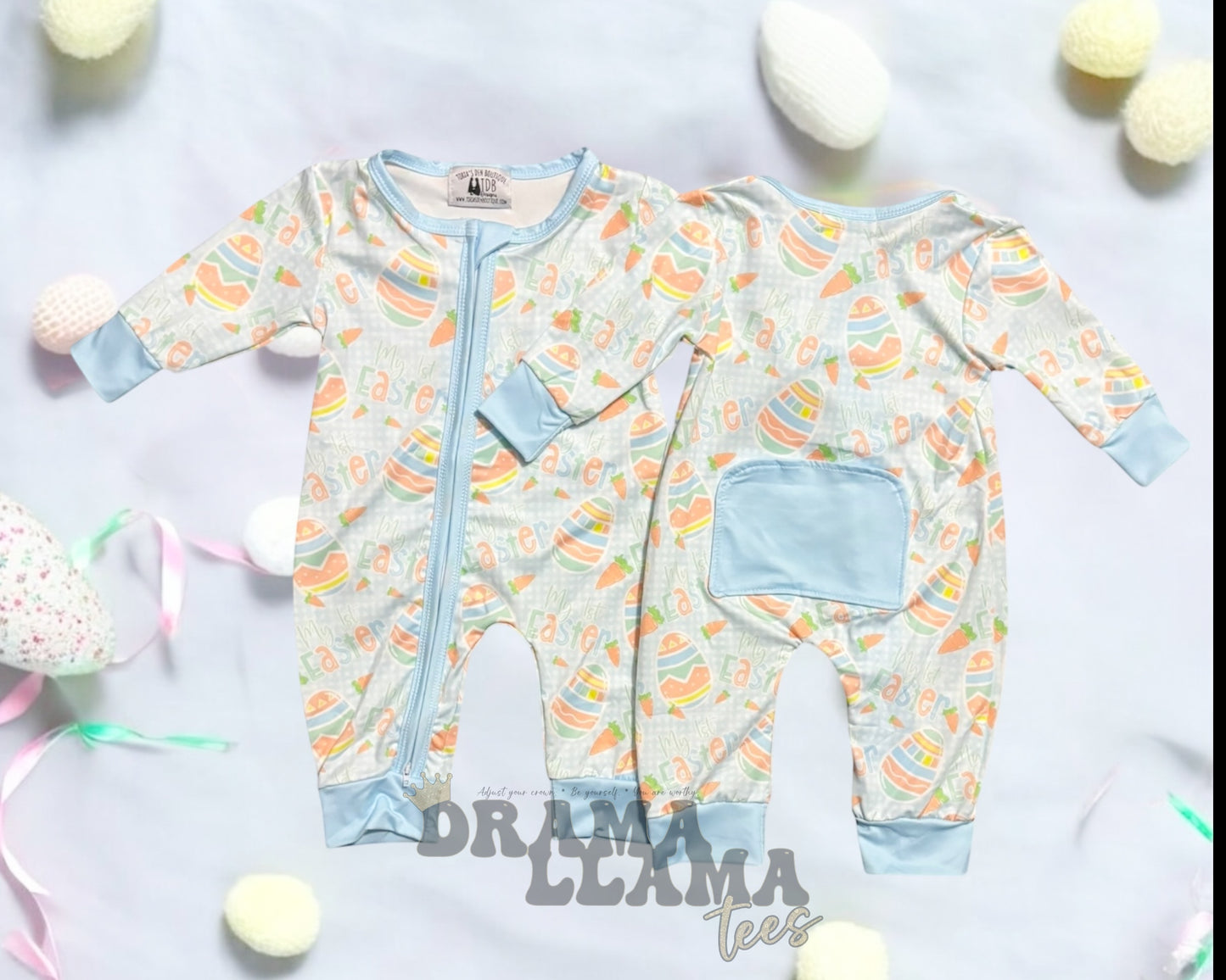 0-3 to 12-18 months My First Easter Zippie: BLUE! Exclusives! *CLOSEOUT SALE*